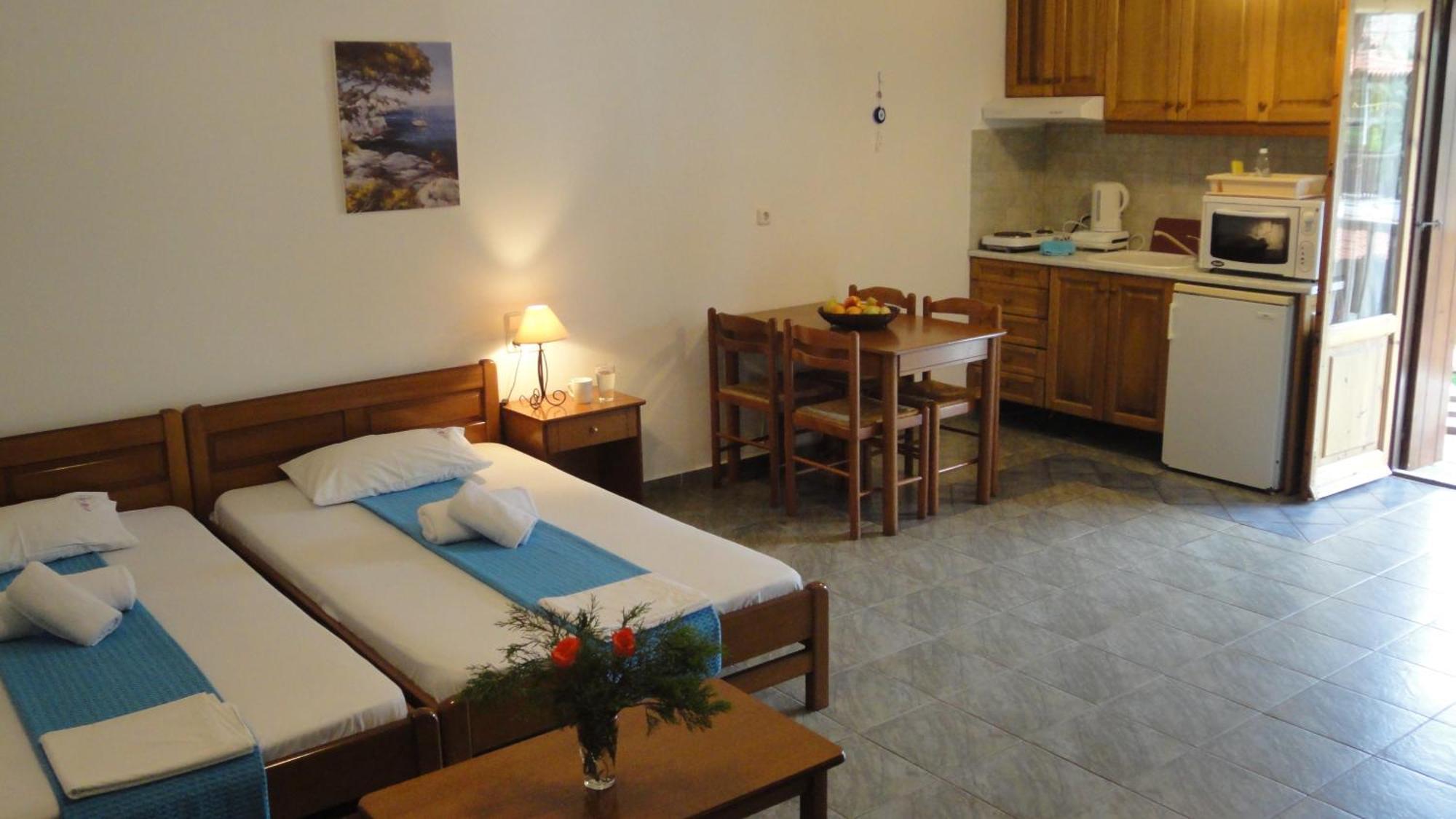 Melrose Lejlighedshotel Skopelos Værelse billede